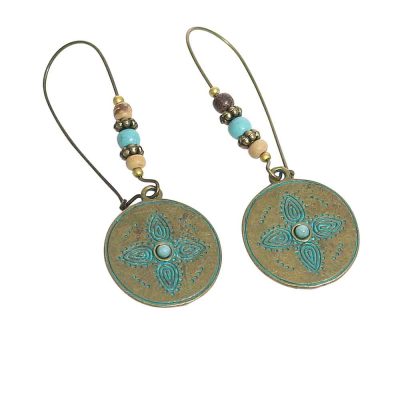 Lange Rustieke Boho Oorbellen