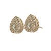 Rose-druppel-oorbellen-Strass