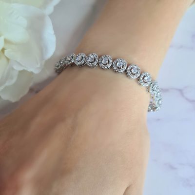 Ronde Swarovski Tennisarmband