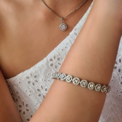 Ronde Swarovski Tennisarmband