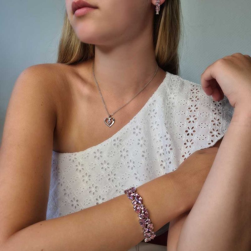 Roze Statement Armband