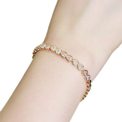 Rose Hartjes Armband