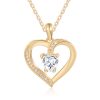ketting met Swarovski hartje - Swarovski sieraden