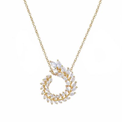 Rosé Ketting met Zirkonia steentjes