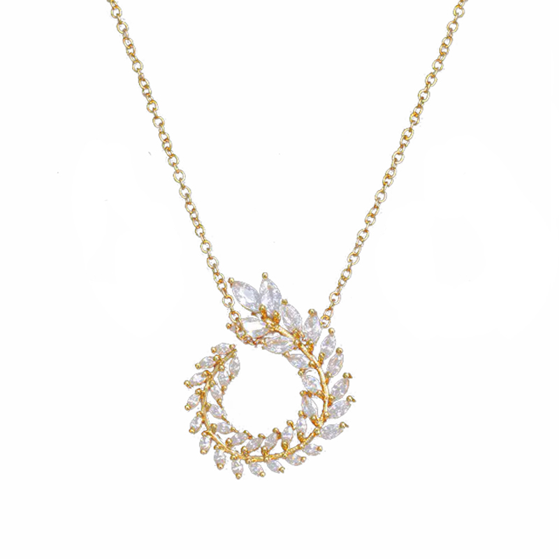 Rosé Ketting met Zirkonia steentjes