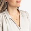 I love you forever ketting met rood Swarovski hartje