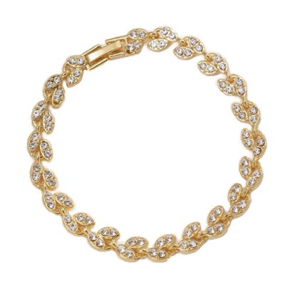 Goudkleurige Blaadjes Armband