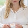 Vingerafdruk Ketting Ovaal